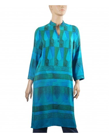 Tunic - Blue Patchwork