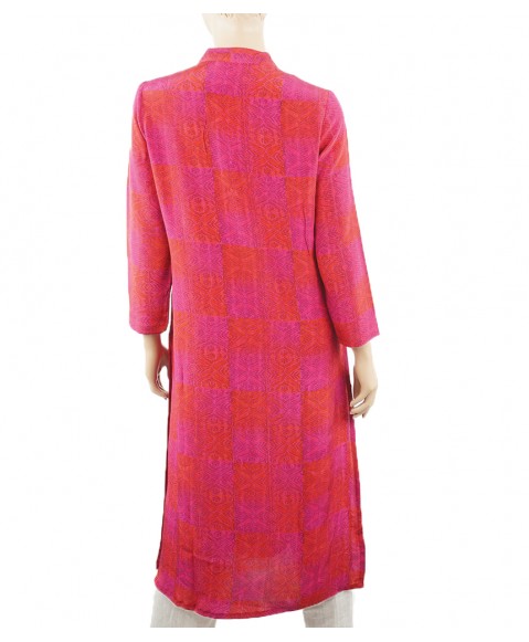 Tunic - Red and Pink Patch