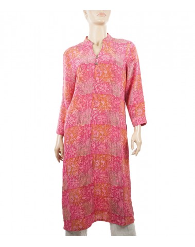 Tunic - Pink and Orange Patch