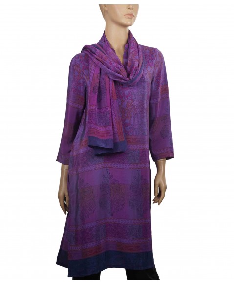 Tunic - Purple Floral