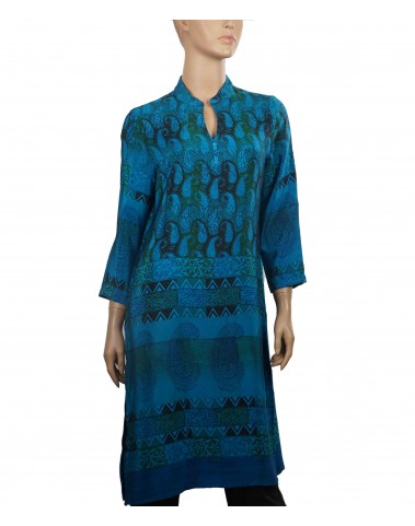 Tunic - Blue Paisley