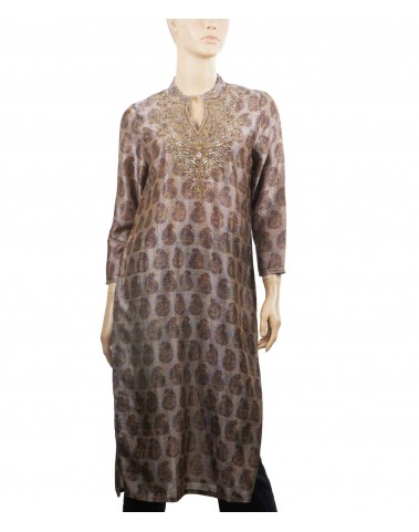 Embroidered Tunic -Golden Paisley