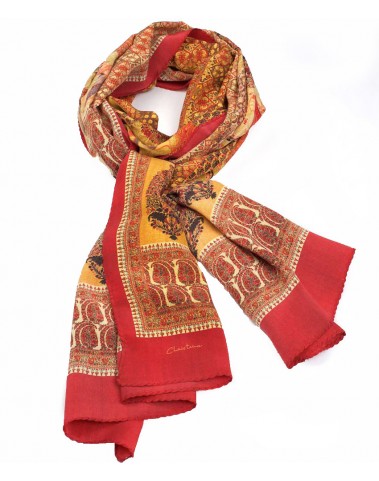 Crepe Silk Scarf - Indian Earth