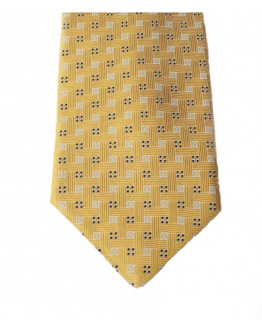 Woven Tie - Yellow Check 